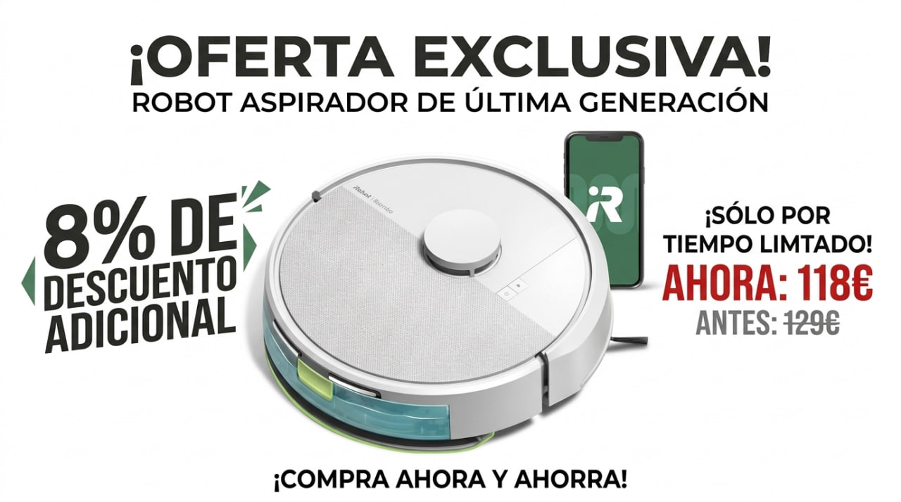 Oferta iRobot Roomba 105 Combo