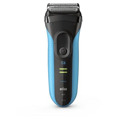 Afeitadora - BRAUN 3040, 50 min, Uso inalámbrico, Azul