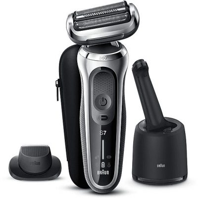 Afeitadora - BRAUN 433637, 50 min, Centro de Limpieza SmartCare, Negro