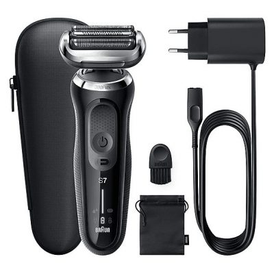 Afeitadora - BRAUN 71-N1000S, 50 min, Recargable, Resistente_al_agua, Negro