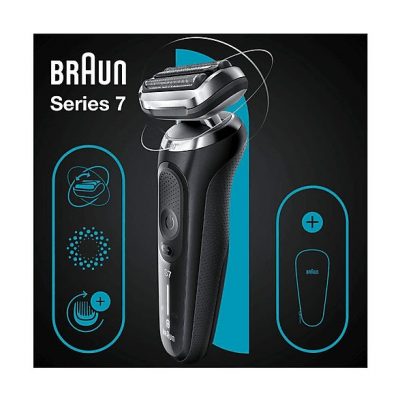 Afeitadora - BRAUN 71-N1000S, 50 min, Recargable, Resistente_al_agua, Negro