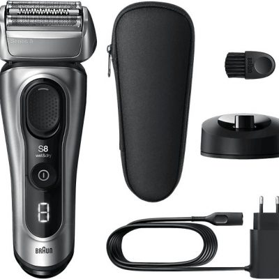 Afeitadora - BRAUN 7500435218016 MPN, 60 min, lavable, afeitado en seco, afeitado en húmedo, recortador de precisión, Negro