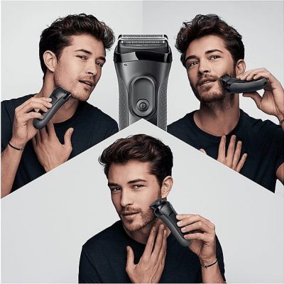 Afeitadora - BRAUN 8006540835265, 45 min, Recargable, Inalámbrico, Gris