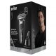 Afeitadora - Braun Afeitadora eléctrica Series 7 72-C7200CC,  3 modos, Centro SmartCare, 1 accesorio de precisión, Afeitado en seco y mojado, Oro