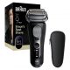 Afeitadora - Braun Afeitadora eléctrica Series 9 PRO+ 9600s, Pro SensoAdapt, 60 minutos autonomía, Afeitado en seco y en mojado, Negro