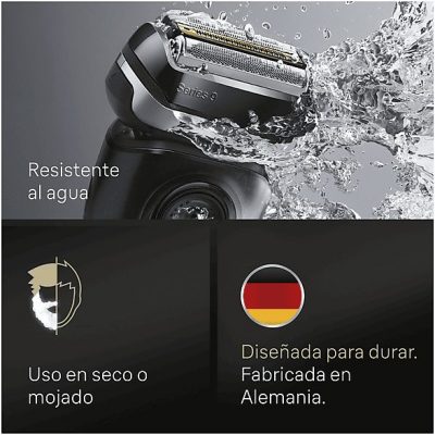 Afeitadora - Braun Afeitadora eléctrica Series 9 Sport CC, Centro de carga y limpieza SmartCare, Wet&Dry, Autonomía 60 min, Negra