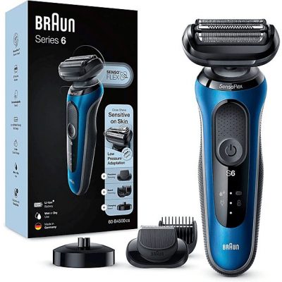 Afeitadora - BRAUN BRAUN Series 6 61-B1200s / Afeitadora inalámbrica, 1min, Azul