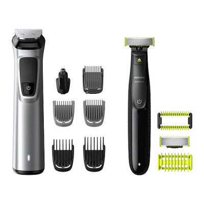 Afeitadora corporal - PHILIPS MG9710/90;PHILIPS, BarbaCuerpoOídoCabezalNariz accesorios, Negro