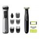 Afeitadora corporal - PHILIPS MG9710/90;PHILIPS, BarbaCuerpoOídoCabezalNariz accesorios, Negro