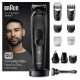 Afeitadora multifunción - BRAUN MGK7460;BRAUN, BarbaCuerpoOídoCabezalBigoteNariz accesorios, Negro