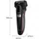 Afeitadora - PANASONIC ES-LL41-K503, 50 min, Sensor de afeitadoSistema de corte de 3 láminasCuchillas afiladas a 30ºWet&Dry, Negro