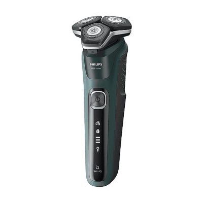 Afeitadora - PHILIPS S5884/38, 60 min, carga rápida, recortador de precisión, lavable, afeitado en seco, afeitado en húmedo, Verde
