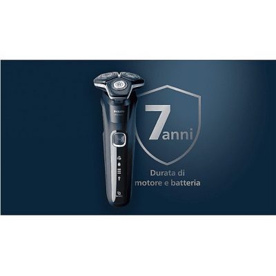 Afeitadora - PHILIPS S5884/38, 60 min, carga rápida, recortador de precisión, lavable, afeitado en seco, afeitado en húmedo, Verde
