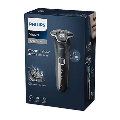 Afeitadora - PHILIPS S5884/38, 60 min, carga rápida, recortador de precisión, lavable, afeitado en seco, afeitado en húmedo, Verde
