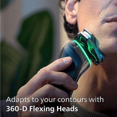 Afeitadora - PHILIPS S9976/55, 1min, carga rápida, recortador de precisión, lavable, afeitado en seco, afeitado en húmedo