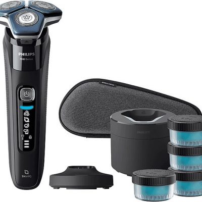 Afeitadora - PHILIPS SHAVER Series 7000 S7886/63, 60 Min., Cortador de relieves, Negro