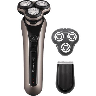 Afeitadora - REMINGTON 41229560100, 60 min, recortador de precisión, lavable, carga rápida, modo turbo, Negro