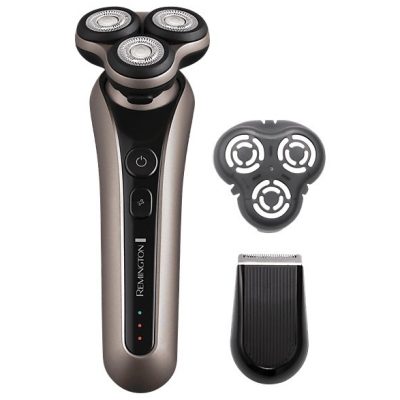 Afeitadora - REMINGTON 41229560100, 60 min, recortador de precisión, lavable, carga rápida, modo turbo, Negro