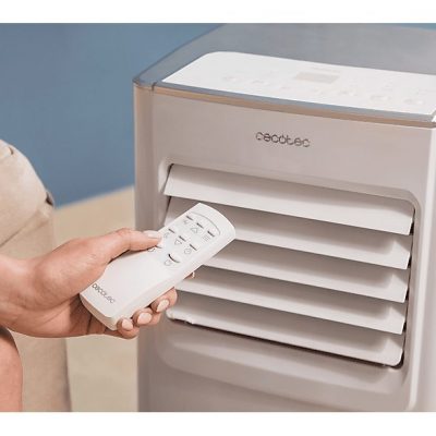 Aire acondicionado portátil - CECOTEC 08170, 7000 fg/h, 2 velocidades, 20 m², 65 dB(A), Blanco