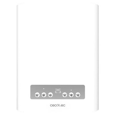 Aire acondicionado portátil - CECOTEC ForceClima 9450 Style Heating, 9000 fg/h, 2 velocidades, 25 m², 65 dB(A), blanco
