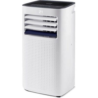 Aire acondicionado portátil - TAURUS AC 207 KT, 7000 fg/h, 3 velocidades, 20 m², 65 dB(A), Blanco
