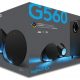 Altavoces gaming - Logitech G560, Bluetooth, RGB Lightsync, Sistema de altavoces 2.1, 240V, Control de graves, Personalizable, Negro