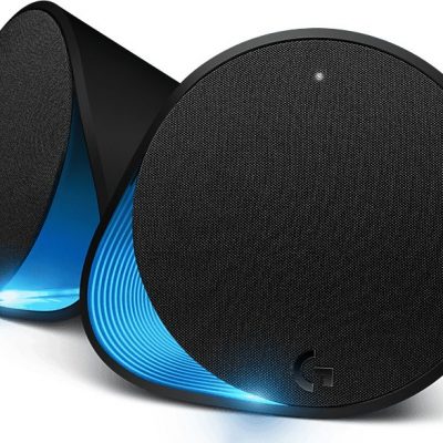 Altavoces gaming - Logitech G560, Bluetooth, RGB Lightsync, Sistema de altavoces 2.1, 240V, Control de graves, Personalizable, Negro