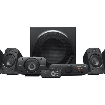 Altavoces para PC - LOGITECH 980-000468, 5 x 67 W + 165 W, 5.1 canales, Negro