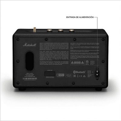 Altavoz bluetooth - Marshall Acton III, 30 W, Bluetooth 5.2, Negro