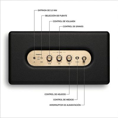Altavoz bluetooth - Marshall Stanmore III, 50 W, Bluetooth 5.2, Negro