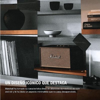 Altavoz bluetooth - Marshall Stanmore III, 50 W, Bluetooth 5.2, Negro