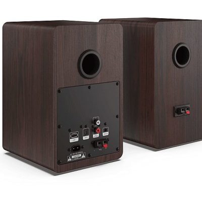 Altavoz de estantería - SHARP CP-SS30, 60 W, 2.0 canales, Bluetooth, Marrón