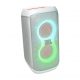 Altavoz de gran potencia - JBL PartyBox Club 120, Portátil para fiestas, Asa plegable, Bluetooth, Resistente salpicaduras, Autonomía 12h, 160W, Blanco