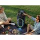 Altavoz de gran potencia - Samsung MX-ST40F/ZF, Portátil para fiestas, Asa de transporte y ruedas, Iluminación personalizable, Aut 12h, 160 W, Negro