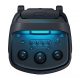 Altavoz de gran potencia - Samsung MX-ST50F/ZF, Portátil para fiestas, Asa de transporte y ruedas, Iluminación personalizable, Aut 18h, 240 W, Negro