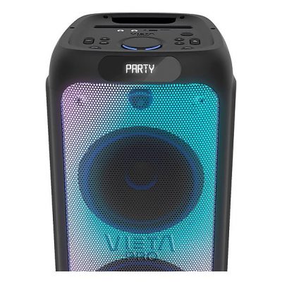 Altavoz de gran potencia - Vieta Party 220, 500 W, Bluetooth, Autonomía 9h, Negro