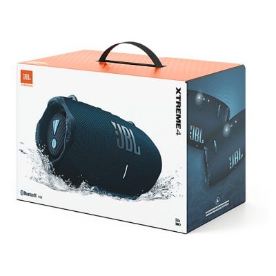 Altavoz inalámbrico - JBL Xtreme 4, 100 W, Bluetooth, 24 h Autonomía, Resistencia agua IP67, Con correa, Azul