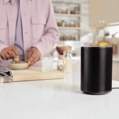 Altavoz inalámbrico - Sonos Era 100, Sonos Voice Control, Trueplay™, Bluetooth, Negro