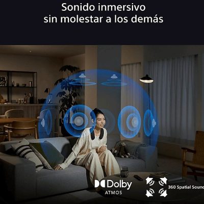 Altavoz inalámbrico - Sony BRAVIA Theatre U, Altavoz de cuello, Dolby Atmos, Bluetooth, 360 Spatial Sound, Multidispositivo, Neckband, HTAN7
