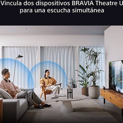 Altavoz inalámbrico - Sony BRAVIA Theatre U, Altavoz de cuello, Dolby Atmos, Bluetooth, 360 Spatial Sound, Multidispositivo, Neckband, HTAN7