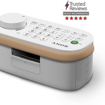 Altavoz inalámbrico - Sony SRS-LSR200, Altavoz TV para Personas con dificultad auditiva y Personas Mayores, Portátil, Función Mando a distancia