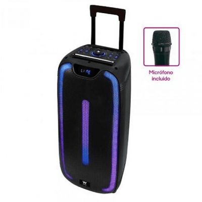 Altavoz inalámbrico - WOXTER SO26-080, 100 W, Bluetooth, aproximadamente 5 horas., Negro