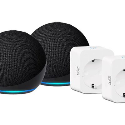 Altavoz inteligente - AMAZON 2 Echo Dot (5. Gen 2022) + Plug Wiz, Not available