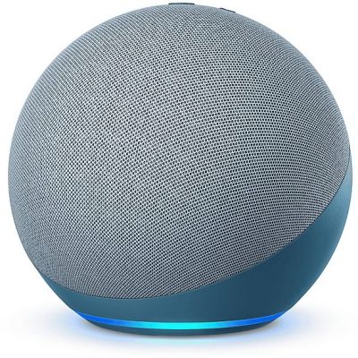 Altavoz inteligente - AMAZON ECHO 4G, Amazon Alexa, blauw