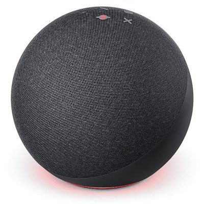 Altavoz inteligente - AMAZON ECHO DOT 4G, Amazon Alexa, Negro