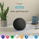 Altavoz inteligente - AMAZON ECHO DOT 4G, Amazon Alexa, Negro