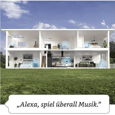 Altavoz inteligente - AMAZON ECHO DOT 4G, Amazon Alexa, Negro