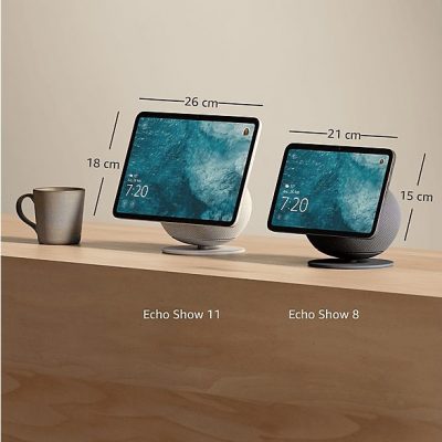 Altavoz inteligente - Amazon Echo Show 11, Pantalla Táctil Full HD 11.95”, Cámara de 13 MP, Blanco glaciar