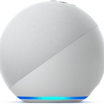 Altavoz inteligente - AMAZON L4S3RE, Amazon Alexa, Blanco