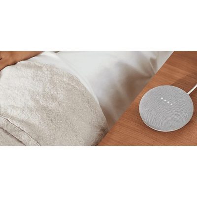 Altavoz inteligente - GOOGLE Nest Mini, Bluetooth, Google Assistant, Gris claro